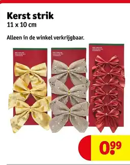 Kruidvat Kerst strik aanbieding