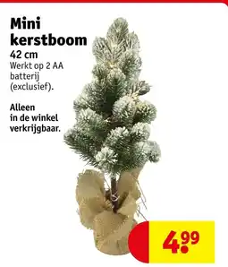 Kruidvat Mini kerstboom aanbieding