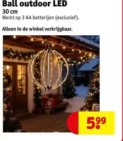 Kruidvat Ball outdoor LED aanbieding