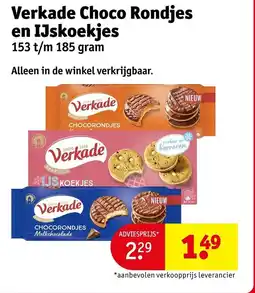Kruidvat Verkade Choco Rondjes en IJskoekjes aanbieding