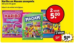 Kruidvat Haribo en Maoam snoepmix aanbieding