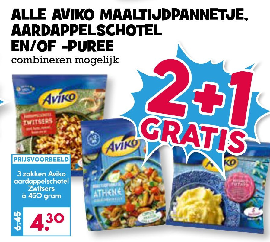 Alle Aviko Aardappelschotel En/Of Puree aanbieding bij Boon`s Markt Alle Aviko Aardappelschotel En/Of Puree aanbieding bij Boon`s Markt