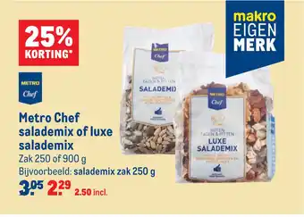 Makro Metro chef salademix of luxe salademix aanbieding