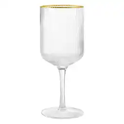 Albert Heijn AH Excellent Wijnglas ribbel glas aanbieding