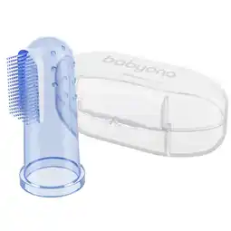 Kruidvat Baby Ono Blauw Vingertop Tandenborstel aanbieding