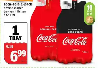 Poiesz Coca-cola 4-pack aanbieding