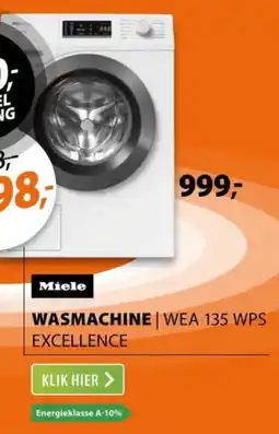Expert Miele wasmachine wea 135 WPS excellence aanbieding
