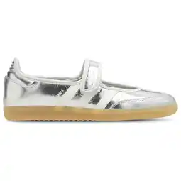 Foot Locker Adidas Samba Sneakers Dames - Zilver - Maat 36 2/3 - Leer aanbieding