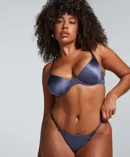 Hunkemoller Hunkemöller Niet-voorgevormde beugel bh Blaze Grijs aanbieding