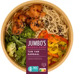 Jumbo Jumbo's Noedelsoep Tom Yam Garnaal 400 g aanbieding