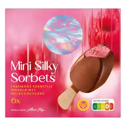 Albert Heijn Delicata Aardbei framboos sorbetijs aanbieding