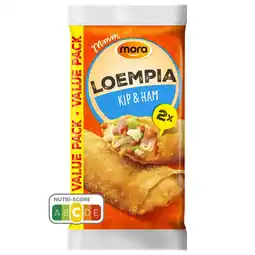 Albert Heijn Mora Loempia kip&ham value pack aanbieding