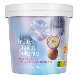 Albert Heijn Delicata Fruitbite choco blauw bes aanbieding