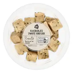 Albert Heijn AH Kaasblokjes 50+ zwarte knoflook aanbieding