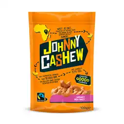 PLUS Johnny Cashew Honing Zeezout 100g aanbieding
