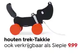 HEMA Houten trek-takkie aanbieding