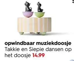 HEMA Opwindbaar muziekdoosje aanbieding