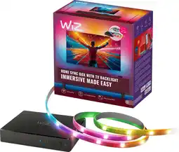 Coolblue WiZ HDMI Sync Box + Lightstrip voor 75-85 Inch TV's aanbieding