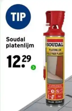 GAMMA Soudal platenlijm aanbieding
