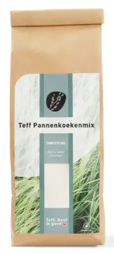 De Online Drogist Teff Pannenkoekenmix Glutenvrij 450GR aanbieding