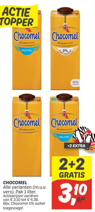 Dekamarkt CHOCOMEL aanbieding