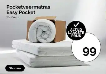 Beter Bed Pocketveermatras Easy Pocket aanbieding