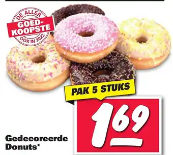 Nettorama Gedecoreerde Donuts* aanbieding