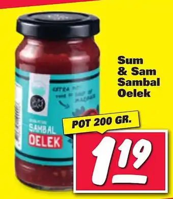 Nettorama Sum & Sam Sambal Oelek aanbieding