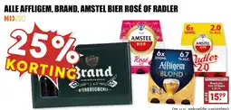 De Boerenschuur Affligem, Brand, Amstel bier rosé of radler aanbieding