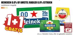 De Boerenschuur Heineken 0.0% of Amstel Radler 0.0% citroen aanbieding