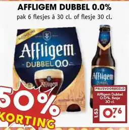 De Boerenschuur Affligem Dubbel 0.0% aanbieding