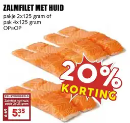 De Boerenschuur Zalmfilet met huid aanbieding