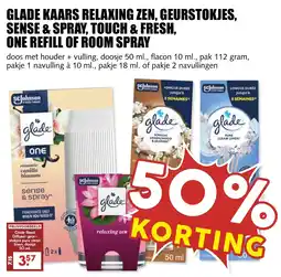 De Boerenschuur glade kaars relaxing zen, geurstokjes, sense & spray, touch & fresh, one refill of room spray aanbieding