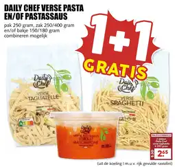 De Boerenschuur Daily Chef verse pasta en/of pastasaus aanbieding