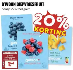 De Boerenschuur g'woon diepvriesfruit aanbieding