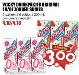 De Boerenschuur Wicky drinkpakjes original aanbieding