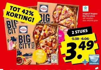 Boni Original wagner big city pizza aanbieding