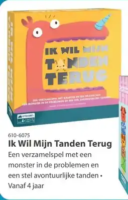 Marskramer Ik Wil Mijn Tanden Terug aanbieding