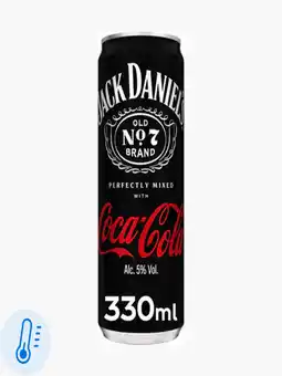 Flink Jack Daniels & Cola 5% aanbieding