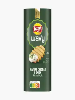 Flink Lay's Wavy mature cheddar & onions aanbieding