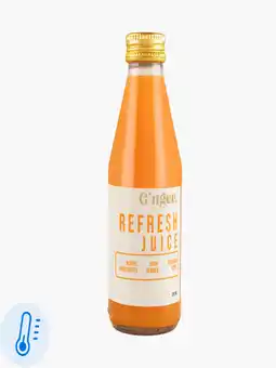 Flink G'nger Refresh juice aanbieding