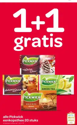 Spar Alle Pickwick eenkopsthee aanbieding