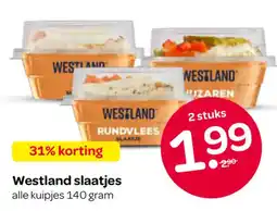 Spar Westland slaatjes aanbieding