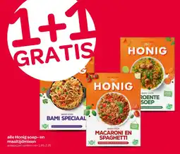 Spar alle Honig soep- en maaltijdmixen aanbieding