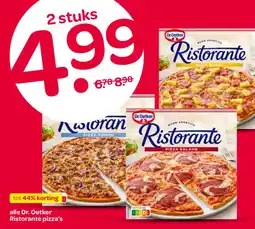 Spar alle Dr. Oetker Ristorante pizza's aanbieding