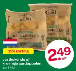 Spar vastkokende of kruijmige aardappelen aanbieding