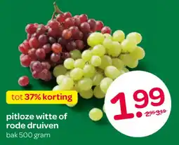 Spar pitloze witte of rode druiven aanbieding