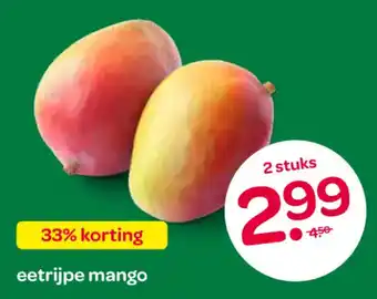 Eetrijpe mango