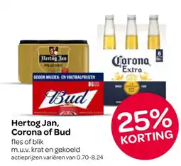 Spar Hertog Jan, Corona of Bud aanbieding