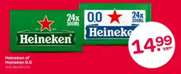 Spar Heineken of Heineken 0.0 aanbieding